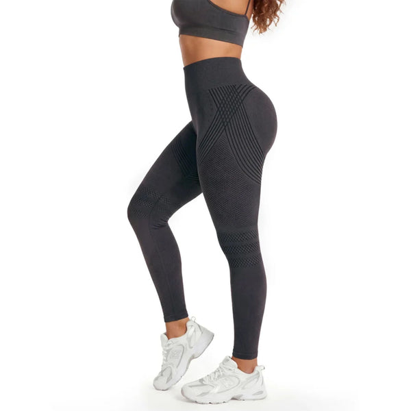 3D Anti-Cellulite Leggings — Dark Gray