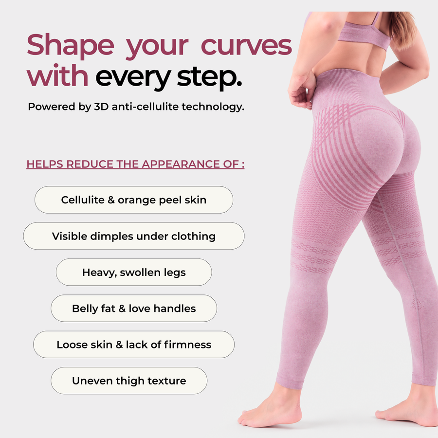 LUMÉ Legging - Rose red [Rose red]