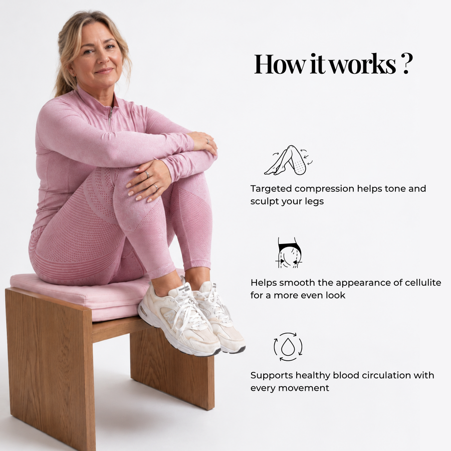 LUMÉ Legging - Rose red [Rose red]