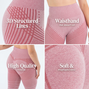 LUMÉ Legging - Rose red [Rose red]